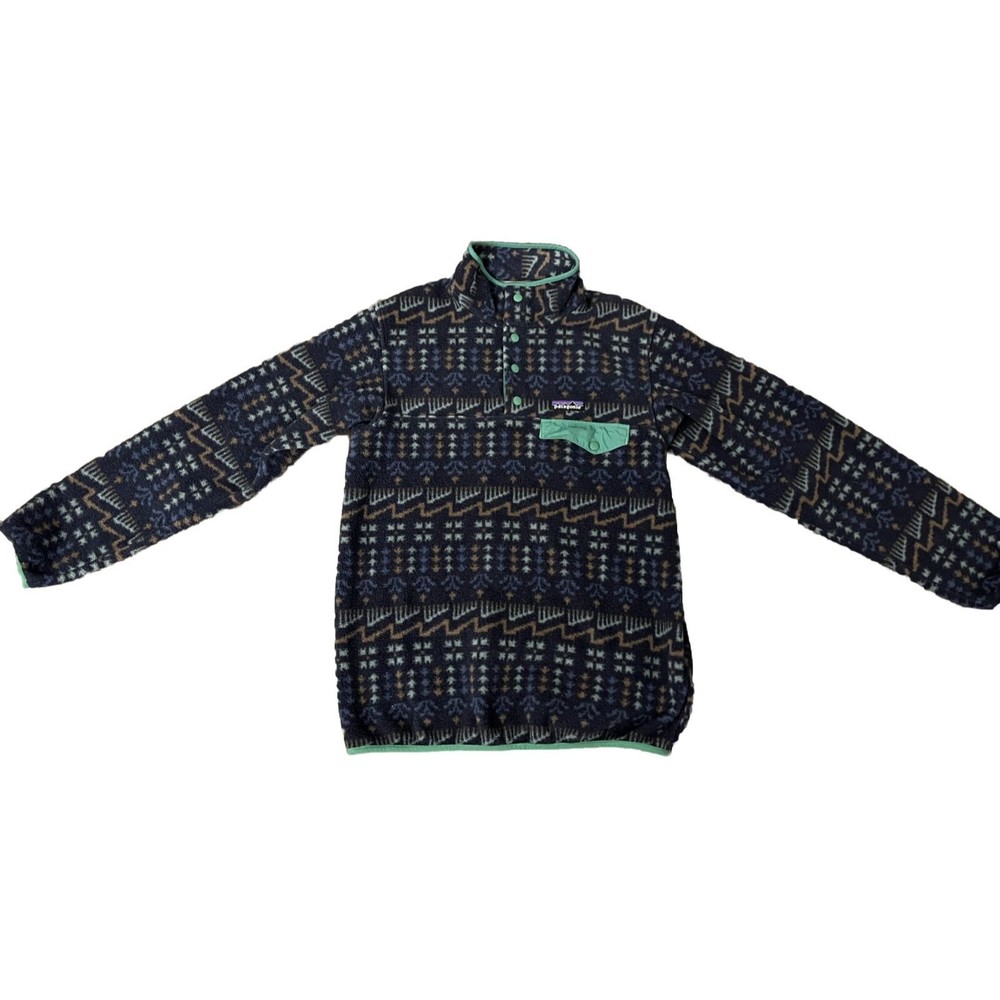Women's Patagonia Synchilla AZTEC Snap-T Fleece Pullover Size XS